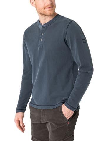 Timezone Koszulka "Henley" w kolorze szarym