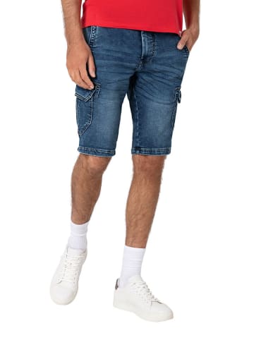 Timezone Jeansshorts - Slim fit - in Dunkelblau