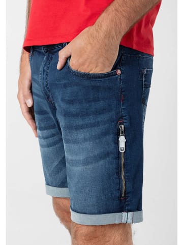Timezone Jeansshorts - Slim fit - in Dunkelblau