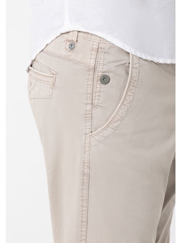 Timezone Spodnie chino "Lui" - Regular fit - w kolorze beżowym