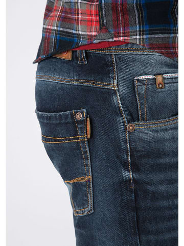 Timezone Dżinsy "Scott" - Slim fit - w kolorze granatowym