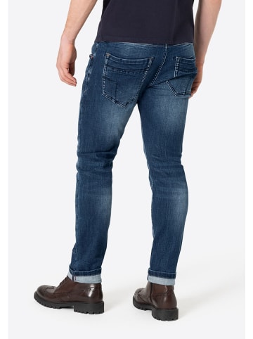 Timezone Spijkerbroek "Scott" - slim fit - donkerblauw