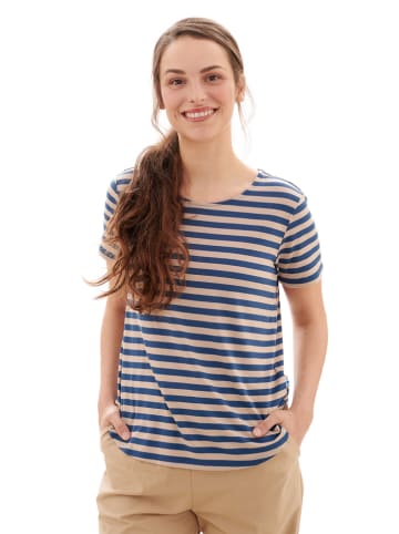 finside Shirt "Mekkoli" blauw/beige