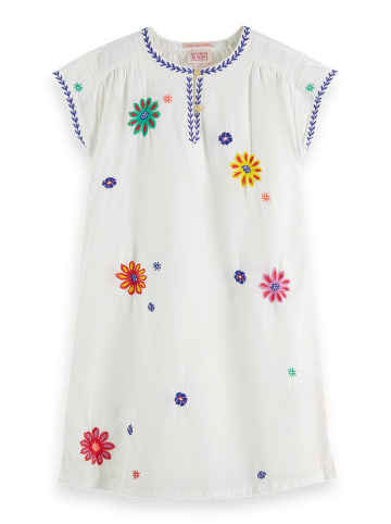Scotch & Soda Kleid in Weiß/ Blau