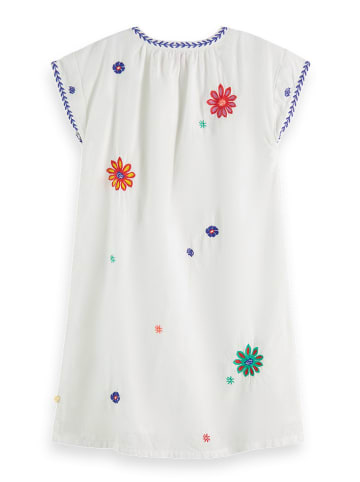 Scotch & Soda Kleid in Weiß/ Blau
