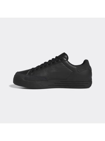 adidas Leder-Sneakers "Rod Laver" in Schwarz