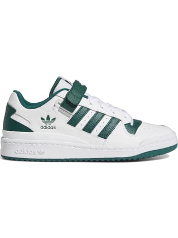 adidas Skórzane sneakersy "Forum" w kolorze biało-zielonym