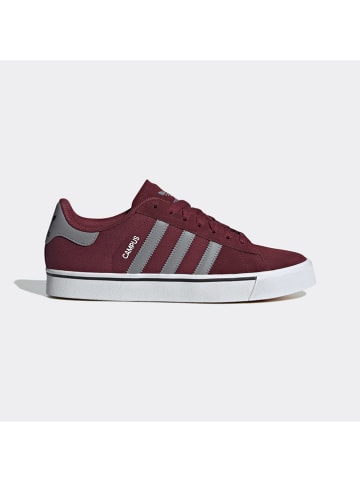 adidas Skórzane sneakersy "Campus Vulc" w kolorze czerwonym
