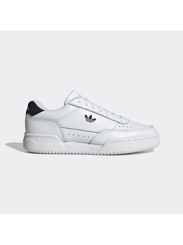 adidas Leder-Sneakers "Court Super" in Weiß