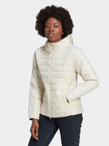 adidas Winterjacke in Creme