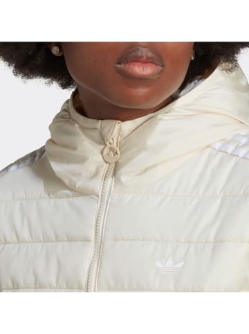 adidas Winterjacke in Creme