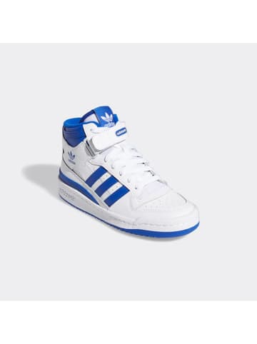adidas Skórzane sneakersy "Forum" w kolorze białym