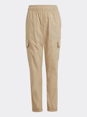 adidas Bojówki w kolorze beżowym