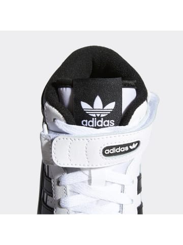 adidas Skórzane sneakersy "Forum" w kolorze biało-czarnym