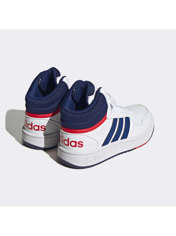 adidas Sneakers "Hoops 3.0" in Weiß/ Dunkelblau
