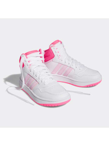 adidas Sneakersy "Hoops 3.0" w kolorze biało-różowym