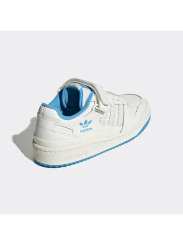 adidas Leder-Sneakers "Forum Low" in Weiß