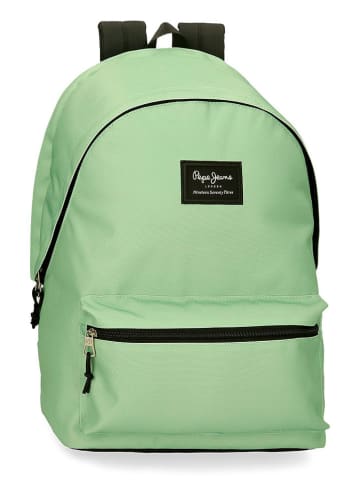 Pepe Jeans Rucksack "Aris" in Grün - (B)31 x (H)44 x (T)15 cm