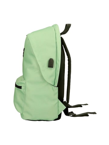 Pepe Jeans Rucksack "Aris" in Grün - (B)31 x (H)44 x (T)15 cm