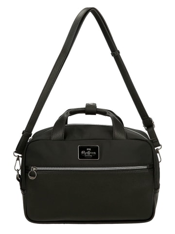Pepe Jeans Kosmetiktasche "Christine" in Schwarz - (B)31 x (H)21 x (T)15 cm