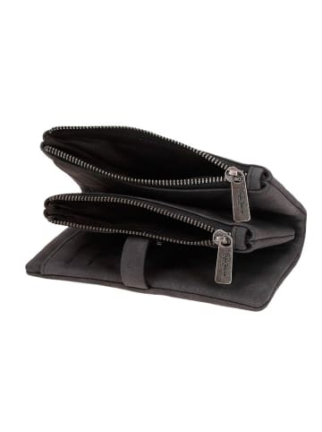 Pepe Jeans Portemonnee "Holly" antraciet - (B)14 x (H)9 x (D)2 cm