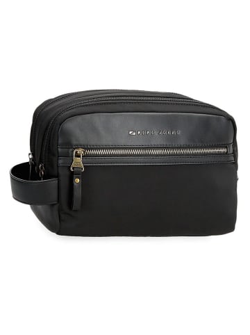 Pepe Jeans Cosmeticatas "Morgan" zwart - (B)26 x (H)16 x (D)12 cm