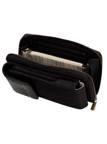 Pepe Jeans Torebka "Morgan" w kolorze czarnym na telefon - 11 x 20 x 4 cm