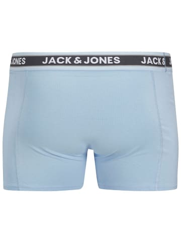 Jack & Jones 3er-Set: Boxershorts in Hellblau/ Dunkelblau/ Schwarz