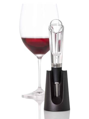 AdHoc Weinausgießer ''Airovin'' in Schwarz - (H)16 x Ø 3 cm
