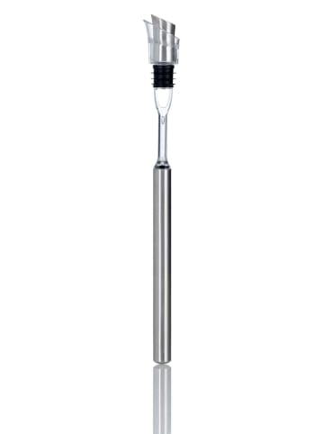 AdHoc Wijnkoelstaaf "Icepour'' zilverkleurig - (H)18,5 x Ø 7 cm