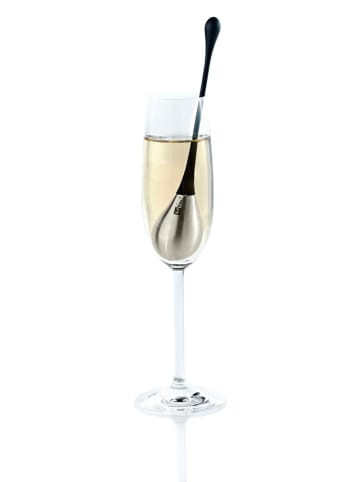 AdHoc Wijnkoelstaaf "Vinatos Drop'' zwart - (L)18 cm