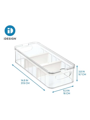 Idesign Voorraadcontainer "Crisp" - (B)37,6 x (H)9,7 x (D)16 cm