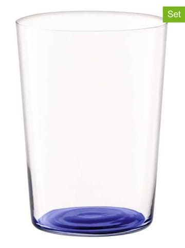 L.S.A. 4er-Set: Gläser ''Coro'' in Blau/ Türkis - 560 ml