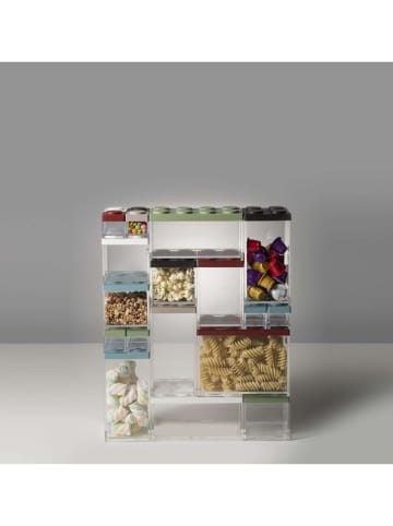 Omada Voorraadcontainer "Brickstore" zwart - 1,5 l