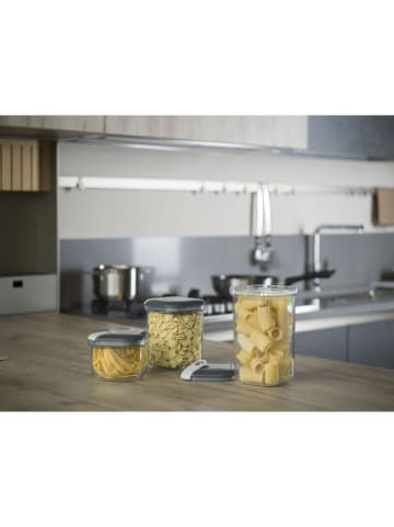 Omada 3-delige set: voorraadcontainers "Pull Box" blauw