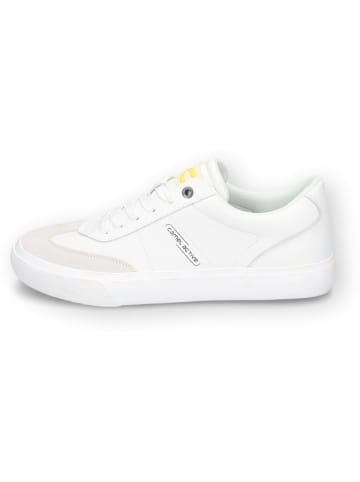 Camel Active Skórzane sneakersy "Bridge" w kolorze białym