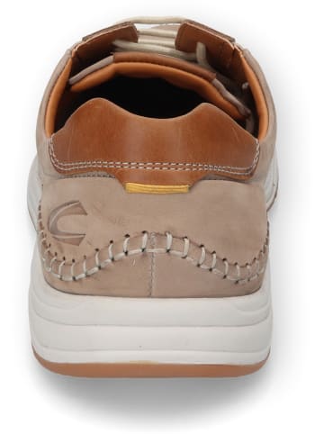 Camel Active Leder-Sneakers "Fog" in Taupe