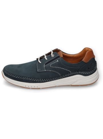 Camel Active Leren sneakers "Fog" donkerblauw