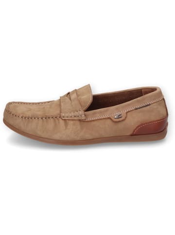 Camel Active Leder-Slipper "Slide" in Taupe