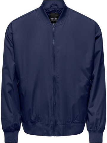 ONLY & SONS Bomberjacke "Gavin" in Dunkelblau