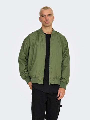 ONLY & SONS Bomberjacke "Gavin" in Grün