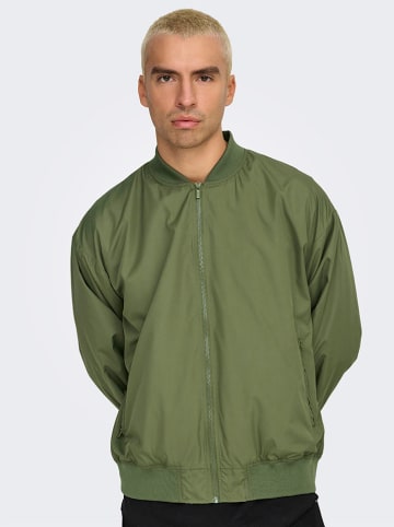 ONLY & SONS Bomberjacke "Gavin" in Grün
