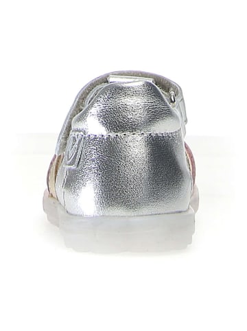 Naturino Leder-Halbsandalen "See" in Silber