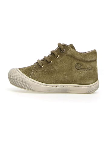 Naturino Leder-Lauflernschuhe "Cocoon" in Khaki