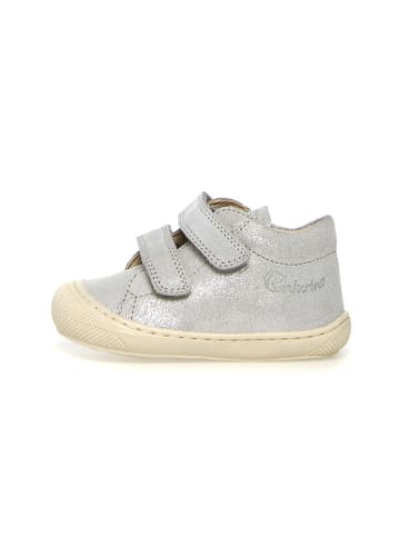 Naturino Leder-Lauflernschuhe "Cocoon" in Silber