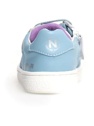 Naturino Leder-Sneaker ''Quar'' in Hellblau