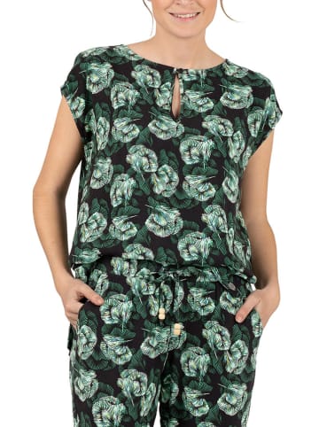 Timezone Blouse groen/zwart