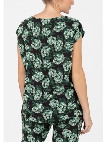 Timezone Blouse groen/zwart