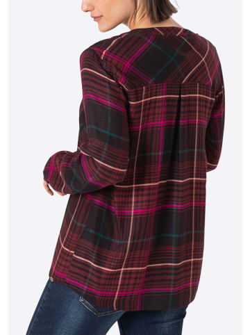 Timezone Blouse donkerrood/roze