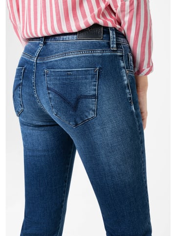 Timezone Jeans-Caprihose "Aleena" in Dunkelblau
